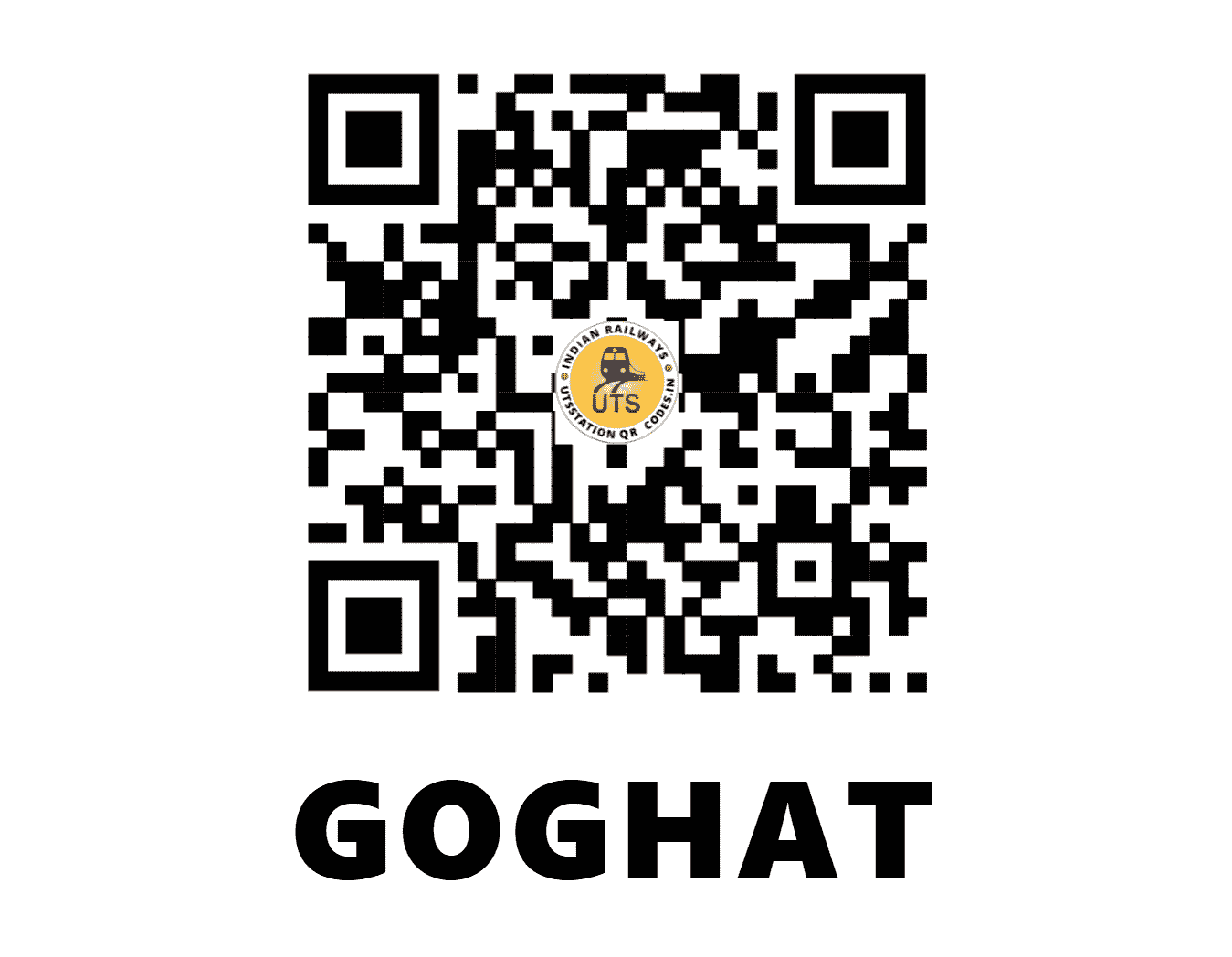 UTS QR Code for GOGHAT - GOGT - ER (WEST BENGAL)